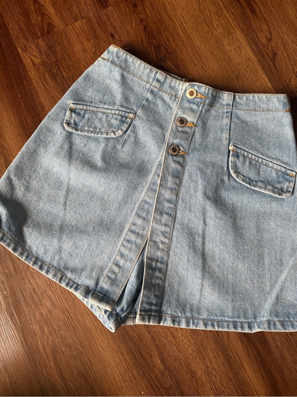 Vintage 90s Santa Barbara Denim Skort 26”